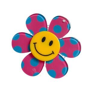 Hoodies for Heroes Smile Flower Holder in Pink